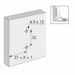 Hettich 9071626 glissière et coulisse pour tiroir