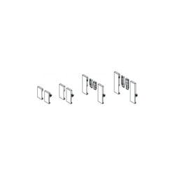 Hettich - Connecteur de montage avant pour face avant ArciTech aluminium