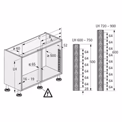 Hettich 9136157 étagères Acier