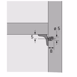 Hettich 9134679 glissière et coulisse pour tiroir