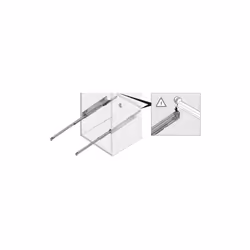 Hettich 9236718 glissière et coulisse pour tiroir 2000 mm