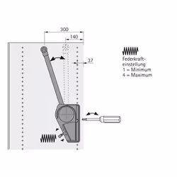 Hettich 9079882 glissière et coulisse pour tiroir 18 kg