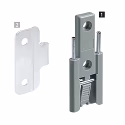 Hettich 9229920, Argent, 200 pièce(s)