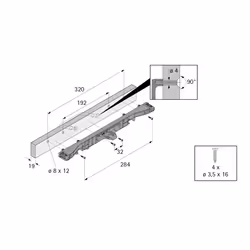 Hettich 1041577 glissière et coulisse pour tiroir