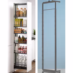 Hettich 9117213, Acier, Argent, 362 mm, 500 mm, 1600 mm, 1 pièce(s)