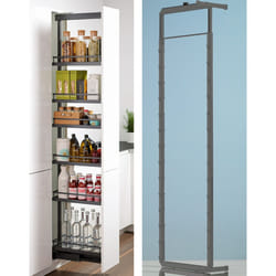 Hettich 9117213 étagères Acier Argent