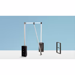 Hettich 9079716, 10 kg, Acier, Plastique, Noir, 1 pièce(s)