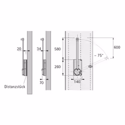 Hettich 9079716 glissière et coulisse pour tiroir 10 kg