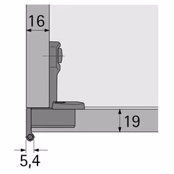 Hettich 45047 glissière et coulisse pour tiroir