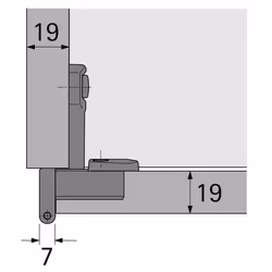 Hettich 45066 glissière et coulisse pour tiroir