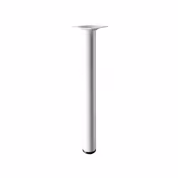 Marque du produit : HETTICH Couleur du pied : Blanc Finition du pied : Epoxy Matière principale : Acier Destination : Table b ...