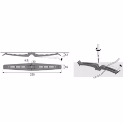 Hettich 45969 glissière et coulisse pour tiroir