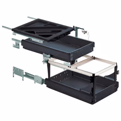 Hettich 46735, Noir, 530 mm, 1 pièce(s)