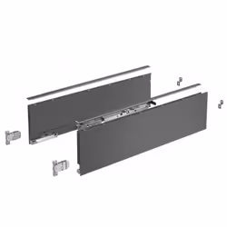 Profil Avantech You L.400 x H.139 mm HETTICH Anthracite set - 9255336