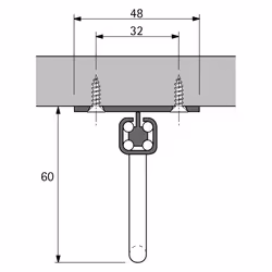 Hettich 9136277 porte-manteaux