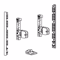 Hettich 9257612 glissière et coulisse pour tiroir