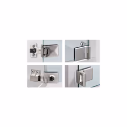 supplémentaire nécessaire pour la hauteur de la porte > 1000 mm · avec retenue pour cette porte · Angle d'ouverture 170° · Fo ...