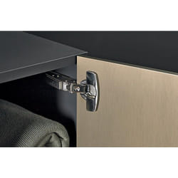 Hettich - Charnières Sensys pour portes fines - 110° - manchon à expansion - entraxe 45 - coudure 0