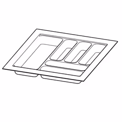 Hettich 9194966, Plastique, 550 mm, 441 mm, 1 pièce(s)