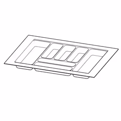 Hettich 9194968, Plastique, 550 mm, 441 mm, 1 pièce(s)