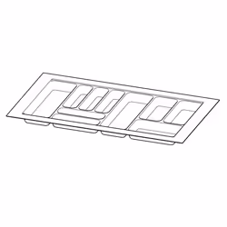 Hettich 9194971, Plastique, 550 mm, 441 mm, 1 pièce(s)