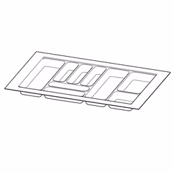 Hettich 9195001, Plastique, 550 mm, 441 mm, 1 pièce(s)