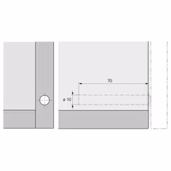 Hettich 9089603 glissière et coulisse pour tiroir