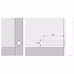 Hettich 9089606 glissière et coulisse pour tiroir