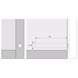 Hettich 9089593 glissière et coulisse pour tiroir