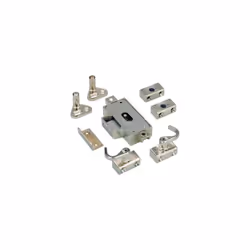 Crémone 77883 Set crémone avec fermeture simple (fermeture IC), la taille de la tige 25 mm, nickel mat sans crémones 5,6 mm,  ...