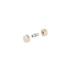 Everfix avec duplo - Matériau : Plastique / Acier - Décor : Blanc - Diamètre perçage 01 : 12 mm Hettich