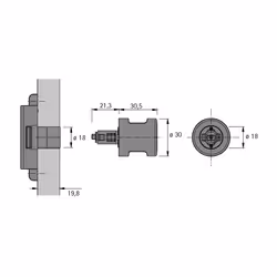 Hettich 9206830 glissière et coulisse pour tiroir