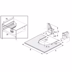 Hettich 9204282 glissière et coulisse pour tiroir