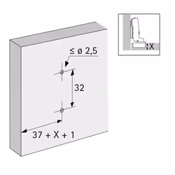 Hettich 9071670 glissière et coulisse pour tiroir