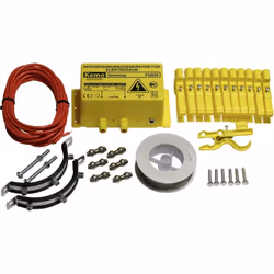 enquête Fil d'une longueur max de 100 m Montage simple Temoin LED description Electrificateur de clôture haute tension à mont ...