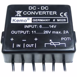 Informations techniques Courant de sortie : 2 A Dimensions produit, largeur : 60 mm Longueur : 70 mm Modèle (kit/module) : ki ...