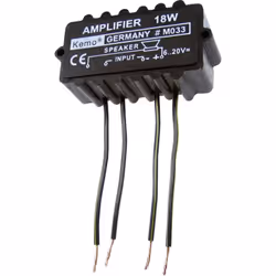 Informations techniques Connexion haut-parleurs 4 - 16 Ω Bande passante: 40 Hz - 20 kHz Informations techniques Consommation  ...
