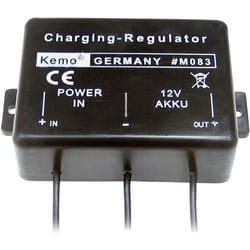 Régulateur de charge (kit monté) Kemo M083 13.8 v/dc 1.5 a 1 pc(s) Q07634