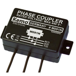 Kemo - Coupleur de phase (kit monté) M091N Tension d'entrée (plage): 400 v/ac (max.) Q09529