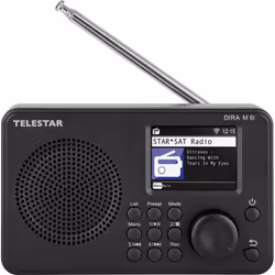 Telestar DIRA M 6i, Internet, Analogique et numérique, DAB+, FM, 4 W, 4,57 cm, TFT-LCD