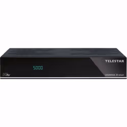 Telestar DIGINOVA 25 smart, Satellite, Full HD, DVB-S, DVB-S2, Noir, Numérique, 1000 canaux