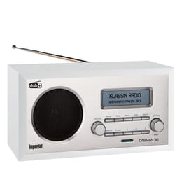 Imperial DABMAN 30 Personnel Analogique et numérique Argent, Blanc