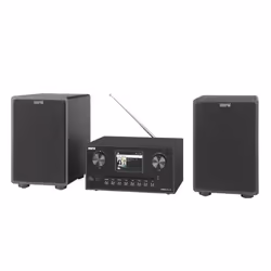 REHAU IMPERIAL DABMAN i310 CD, Système micro audio domestique, Noir, DAB, FM, Amazon Music, Deezer, Napster, Qobuz, Marée, TF ...