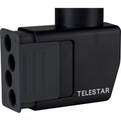 Telestar SKYQUAD HC LNB convertisseur abaisseur de fréquence Low Noise Block (LNB) 10,7 - 11,7 GHz Noir