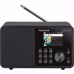 Telestar DIRA M 1 Portable Analogique et numérique Noir