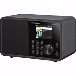 Telestar DIRA M 1 Portable Analogique et numérique Noir