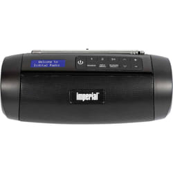 Imperial Imperial DABMAN GO DAB+ / FM Kompaktradio Schwarz Radio d'extérieur noir Y022393