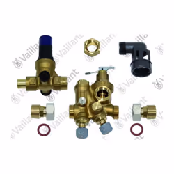 Vaillant atmoSTOR Sicherheitsgruppe 000661 Soupape de sécurité 2000 /2 Druckminderer réglable clapet anti-retour 2 vannes d'a ...