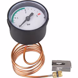 Convient pour Vaillant: diverse Modelle von VC/VCW/VKS N° de fabricant: 10-1271 Pays : FR Description : Manomètre pour la mar ...