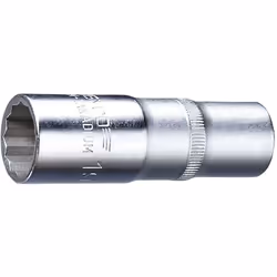 DOUILLE LONGUE 1/2" 50-19 19MM CP T mm 15,0 Longueur 80 D2 mm 23,5 Poids 140 D1 mm 26,6 L mm null Taille de l'emballage 1